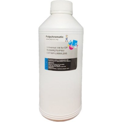 Чернила 1л. Epson L800/L200/R270/P50/XP/R200/C79/C67 Cyan Polychromatic