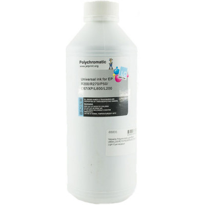 Чернила 1л. Epson L800/L200/R270/P50/XP/R200/C79/C67 Light Cyan Polychromatic