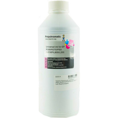 Чернила 1л. Epson L800/L200/R270/P50/XP/R200/C79/C67 Light Magenta Polychromatic
