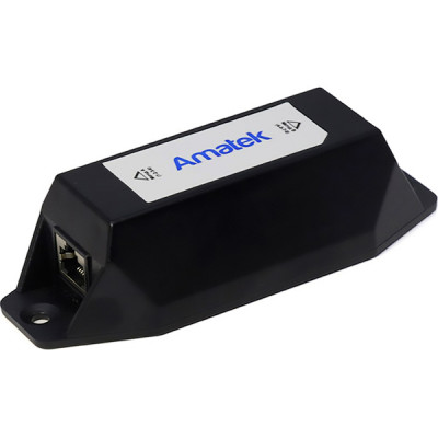 Конвертер методов PoE 1PoE IN[100Mbps] + 1PoE OUT[100Mbps] Amatek; 30Вт; IP44 [AN-PC]