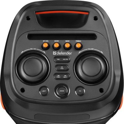Колонка DEFENDER Boomer 120, 120W, портативная, BT/FM/TF/USB/MIC/Light [65127]