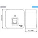 Розетка о/у компьютерная 1xRJ45 5e, изол.пл., Schneider Electric Blanca [BLNIA045003] алюминий