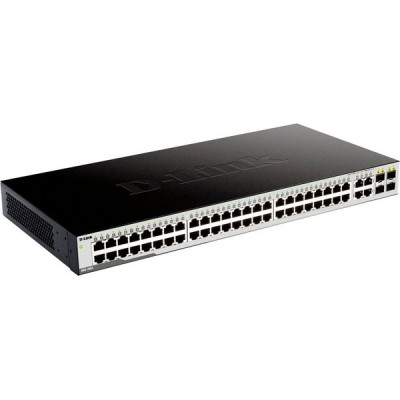 Коммутатор D-Link DGS-1052/A3 Неуправляемый коммутатор с 48 портами 10/100/1000Base-T и 4 комбо-порт