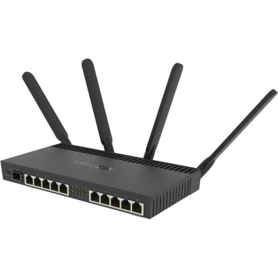 Маршрутизатор Mikrotik RB4011iGS+5HacQ2HnD-IN, 4x1.4GHz CPU, 1GB RAM, 10x10/100/1000 Ethernet RJ45