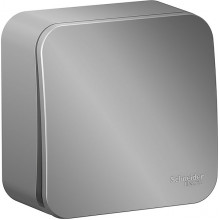 Выключатель возвратный о/у 1-кл 10А, изол.пл., Schneider Electric Blanca [BLNCA101013] алюминий