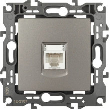 Розетка с/у компьютерная RJ45, ЭРА12 [12-3107-16][10] титан