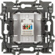 Розетка с/у компьютерная RJ45, ЭРА12 [12-3107-16][10] титан