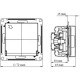 Розетка с/у 2P+E 16А, IP44, с крышкой/шторк, Schneider Electric ATLASDESIGN AQUA [ATN441046] карбон
