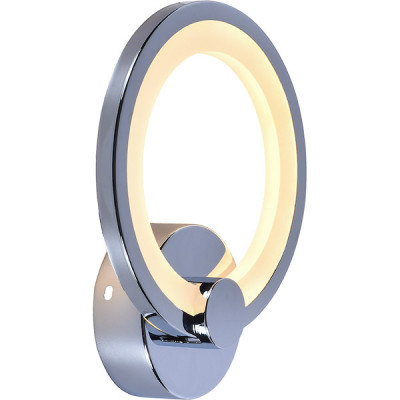 Бра LED 20W, 3000-6000K, 225*190*80, планка, PL [8077/1W CHR] хром