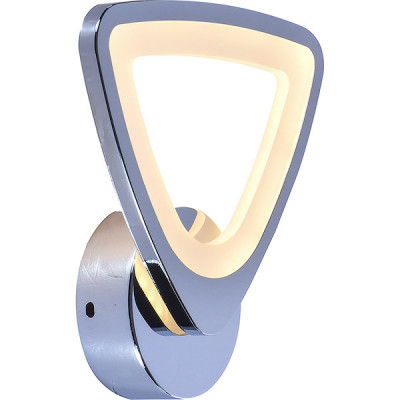 Бра LED 20W, 3000-6000K, 190*216*50, планка, PL [8064/1W CHR] хром
