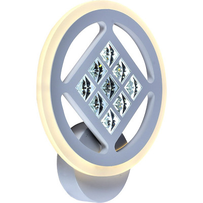 Бра LED 42W, 3000-6000К, 3360Лм, 260*287*50, планка, SVK [60181/1 WH] белый