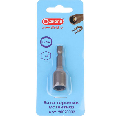 Бита торцевая магнитная, 1/4