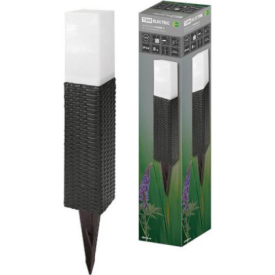 Светильник садовый LED, на солн. батарее, в грунт, 9.5х60cм, TDM СС 