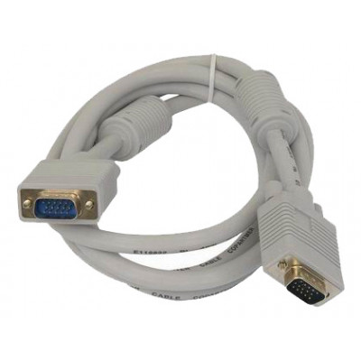 Кабель VGA 15M/15M  1,8м Premium тройной экран, феррит.кольца Cablexpert [CC-PPVGA-6]