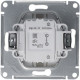 Выключатель с/у 1-кл 10А, IP20, Schneider Electric Glossa [GSL001211] платина