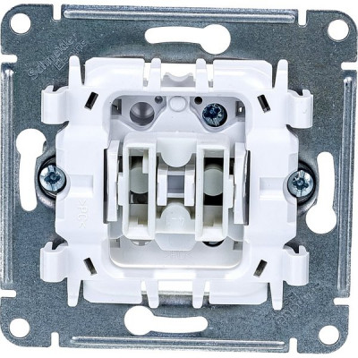 Выключатель с/у 1-кл 10А, IP20, Schneider Electric Glossa [GSL001211] платина