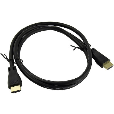 #Кабель HDMI-HDMI 19M/19M  1.0м, позолоченные разъемы, v2.1, 8K, Ethernet+3D [HM-210-010]