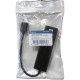 Кабель-адаптер 5bites UA3-45-04BK USB3.0 -> RJ45 10/100/1000 Мбит/с, 10см + 3*USB3.0