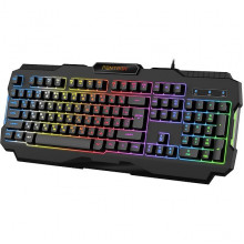 Клавиатура Jet.A Panteon M350, игровая, LED подсветка, черная, USB