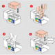 Розетка с/у TV+RJ45 5e, IP20, Schneider Electric ATLASDESIGN [ATN001089] карбон