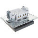 Переключатель перекрестный с/у 1-кл 10А, IP20, Schneider Electric ATLASDESIGN [ATN001071] карбон