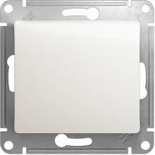 Выключатель с/у 1-кл 10А, IP20, Schneider Electric Glossa [GSL000611] перламутр