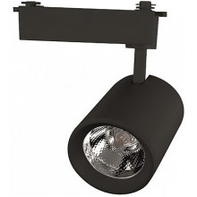 Светильник трековый 1ф LED 20W, 4000K, 1620Лм, d85*105*145, 1xCOB 24°, GENERAL [GTR-20-1-IP20-В] чер