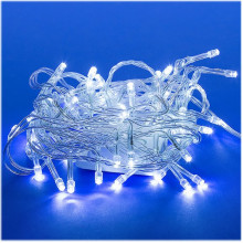 Гирлянда Нить  5м, прозр., 50LED, белый свет, Uniel [ULD-S0500-050/DTA WHITE IP20]