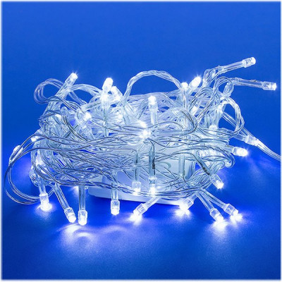 Гирлянда Нить  5м, прозр., 50LED, белый свет, Uniel [ULD-S0500-050/DTA WHITE IP20]