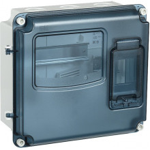 Щит учета ВШГ=250x285x109, IP66, ЩУРн-П 1/3, навесной пластиковый, IEK [MSP1-N-03-55]
