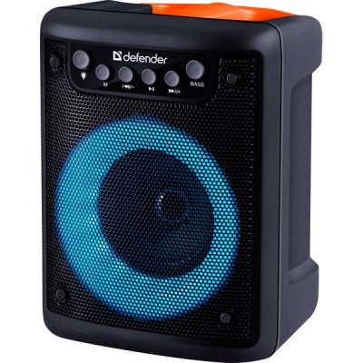 Колонка DEFENDER Funky, 10W, портативная, Light/BT/FM/USB/MIC/AUX [65053]