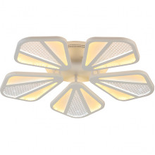 Люстра LED 135W, ПДУ 3000-6000K, 6752Лм, d600*100, ЭС [12053/5WT] белый