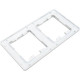 Рамка 2п, IP20, вертикальная, Schneider Electric Glossa [GSL000306] алюминий