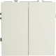 Переключатель с/у 2-кл 10А, STEKKER Эмили [RSW10-5107-01] белый фарфор soft touch