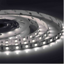 Лента LED 12В IP20 SMD5050  60/м, б/хол, 14.4Вт/м, 700Лм/м, 5м/ц.1м, Apeyron [00-15]