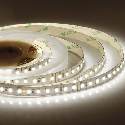 Лента LED 24В IP20 SMD2835 120/м, б/ней, 16Вт/м, 1500Лм/м, 5м/ц.1м, Apeyron [00-342]