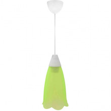 Светильник подвесной 1*E27*15W, пластик, d140*220, планка, 
