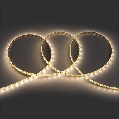 Лента LED 12В IP20 SMD5050  60/м, б/теп, 14.4Вт/м 3000K, 12Лм/чип, 5м/ц.1м, GL PRO [503020]