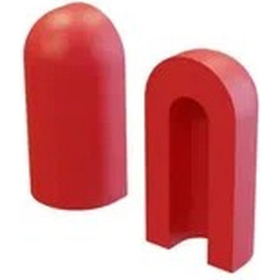 Заглушка для гибкого неона 12В 6*12, ELF [Cap-pvcNL6-in-1cm-R] красный