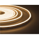 Гибкий неон 12В 6*12, 9Вт/м, б/теплый, шаг реза 10мм, цена за 1м [ELF-pvcNL6-side-in-1cm-WW]