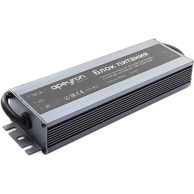 Блок питания 12V 150W, IP67, металл влагозащищенный, Apeyron [03-14]