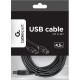 Кабель USB2.0 AM - BM, 4.5м, экран, Cablexpert [CCP-USB2-AMBM-15] черный
