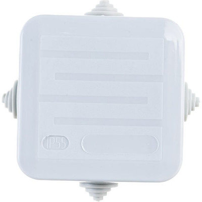 Коробка распаячная о/у  70*70*40мм, IP55, ЭРА [KORz-70-70-40-4gv][112] серая