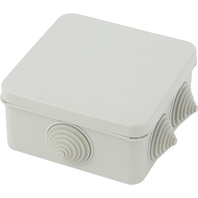 Коробка распаячная о/у 100*100*50мм, IP55, ЭРА [KORz-100-100-50-6gv][48] серая