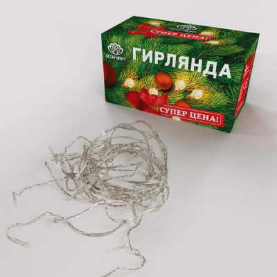 Гирлянда Бахрома Ш:3*В:0.6м, прозр., LED-96-230V, контр. 8р, МУЛЬТИ, NN