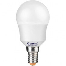 Лампа LED E14/G45 шар, 15W, 6500K, 1070Лм, GL [GLDEN-G45F-15-230-E14-6500]