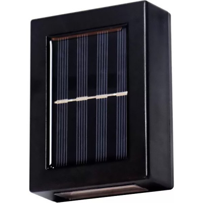 Светильник фасадный на сол/бат 2LED, 4000K, 90Лм, 600mAh Li-Ion, IP44, GLANZEN [RPD-0003-1-solar-2p]