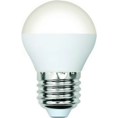 Лампа LED E27/G45 шар,  6W, 4000K, 600Лм, VOLPE [LED-G45-6W/4000K/E27/FR/SLS]