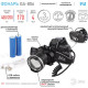 Фонарь налобный 5W CREE LED, Li-Ion 3.0mAh, 3 режима, регулируемый фокус, ЭРА [GA-806] черный