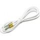Кабель аудио джек3.5(папа) - джек3.5(папа) AUX, 1.0м, Cablexpert [CCAB-01-35MM-1MW] белый